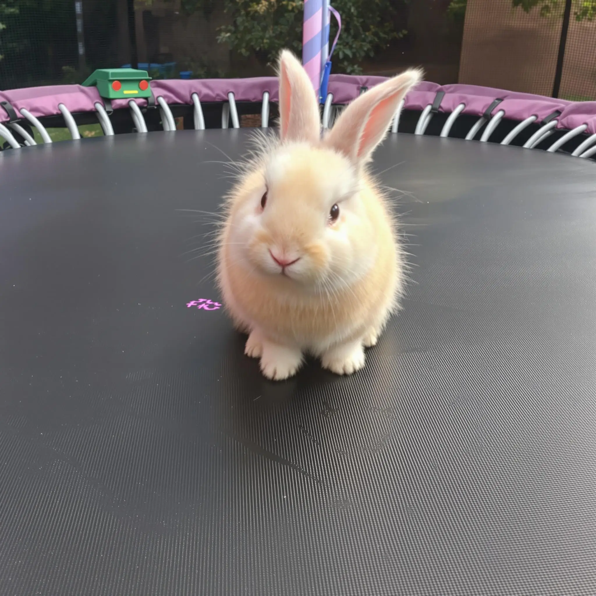 bunnies trampoline reality